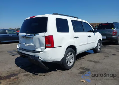 2012 Honda Pilot Lx z USA, uszkodzony, nr VIN 5FNYF3H27CB029672